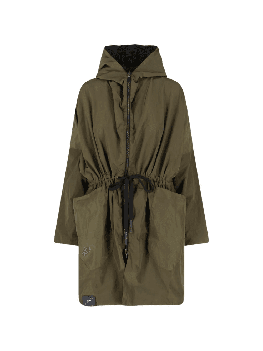 hooded reversible parka - Image 1