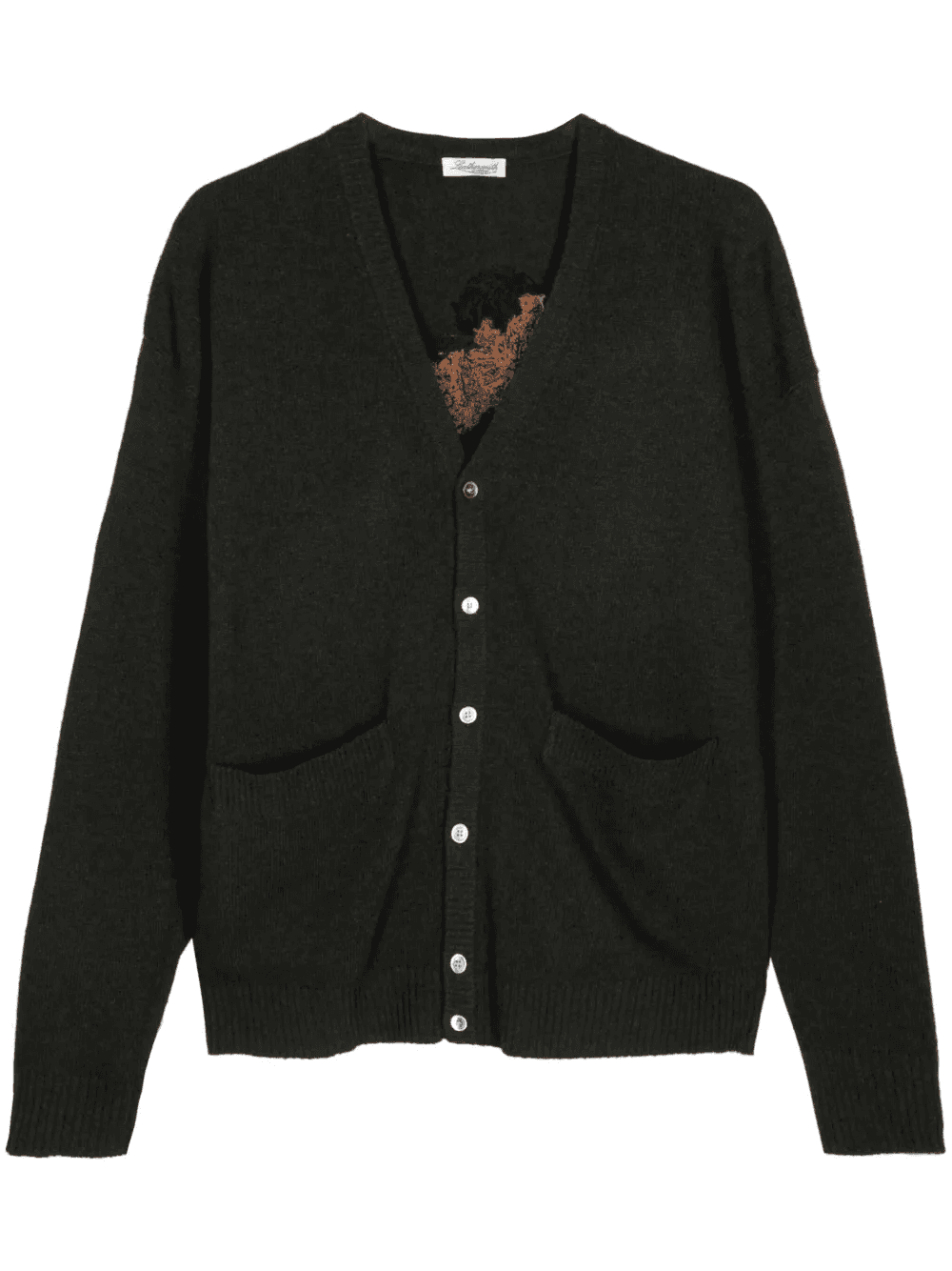 intarsia-knit wool cardigan - Image 1