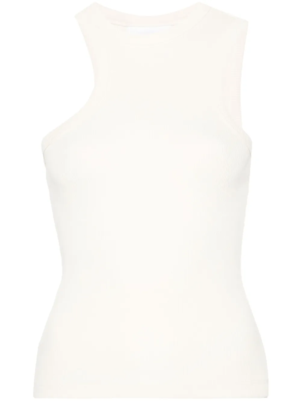 asymmetric ribbed tank top - Image 1