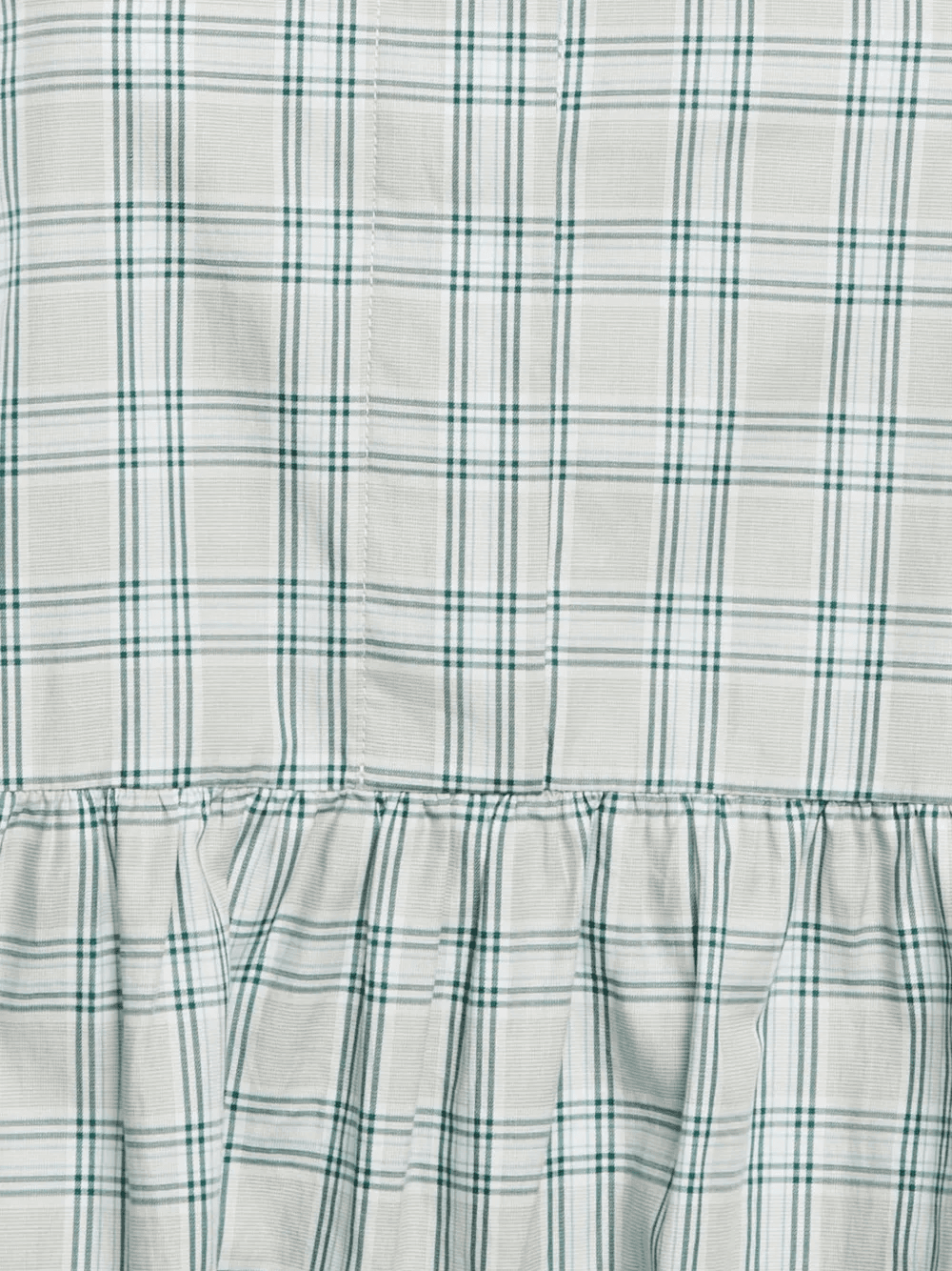 plaid-pattern cotton blouse - Image 1