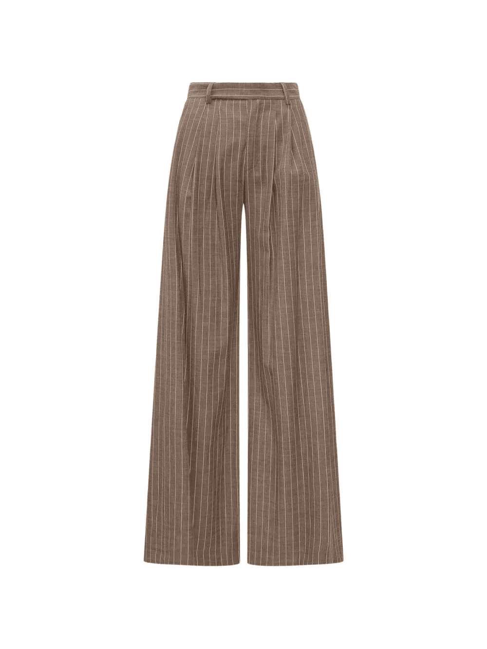 pinstripe pleated trousers - Image 1