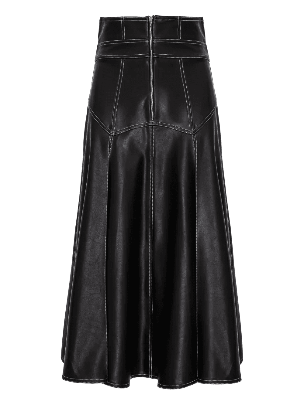 Underline stitched zip skirt - Image 1