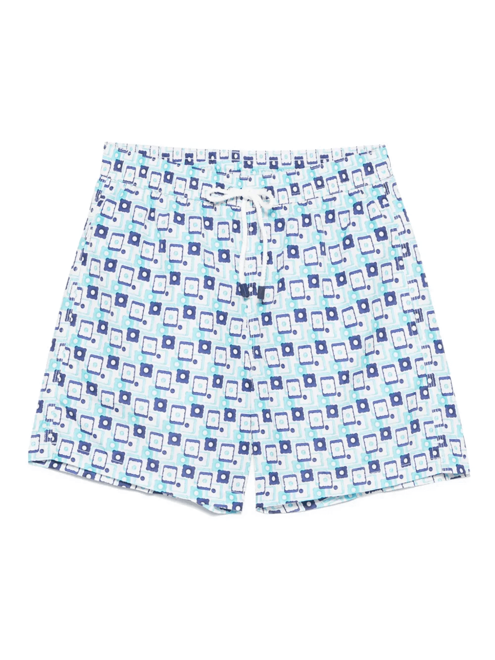 geometric-print swim shorts - Image 1