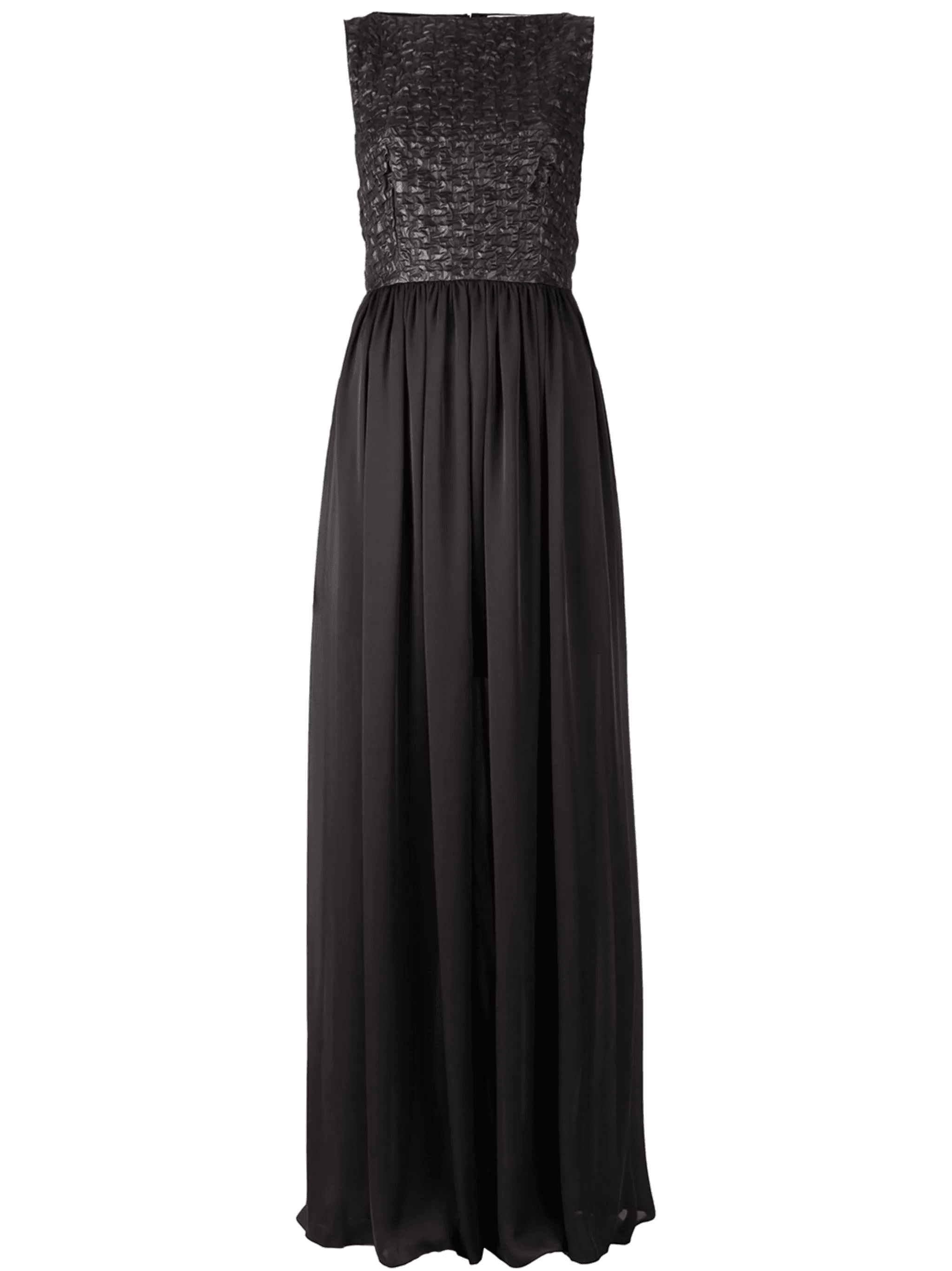 puckering sleeveless gown - Image 1