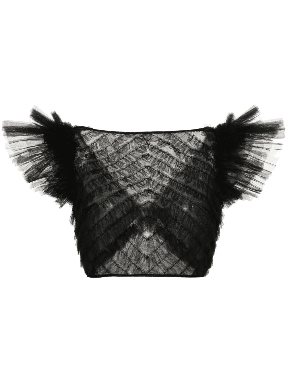 ruffled tulle top - Image 1