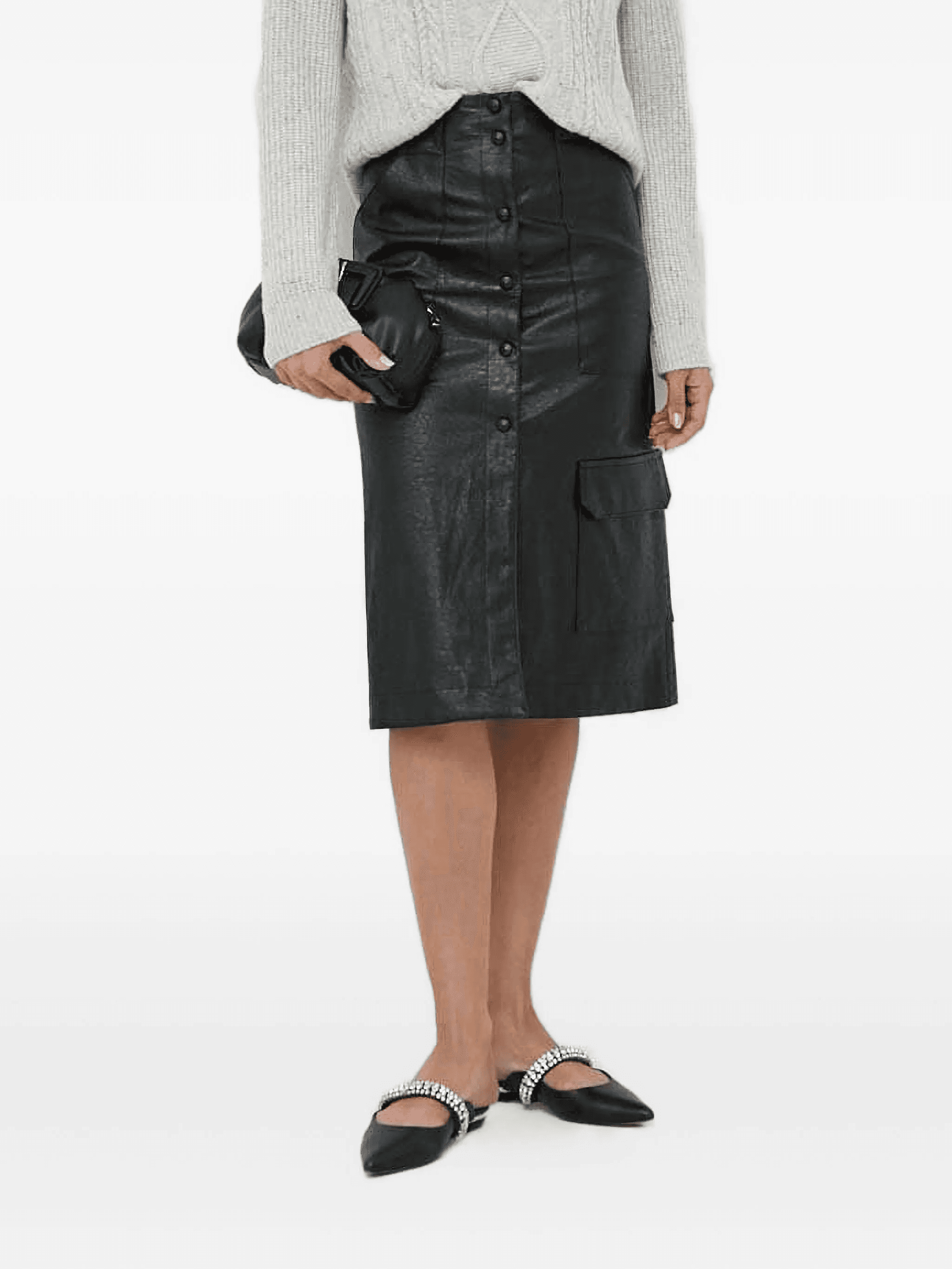 button-fastening skirt - Image 1