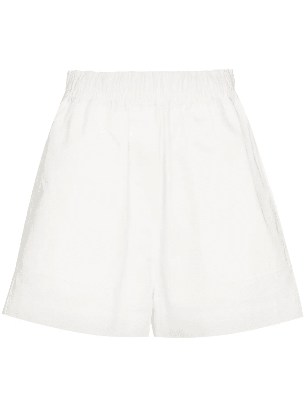 Drill elasticated-waist shorts - Image 1