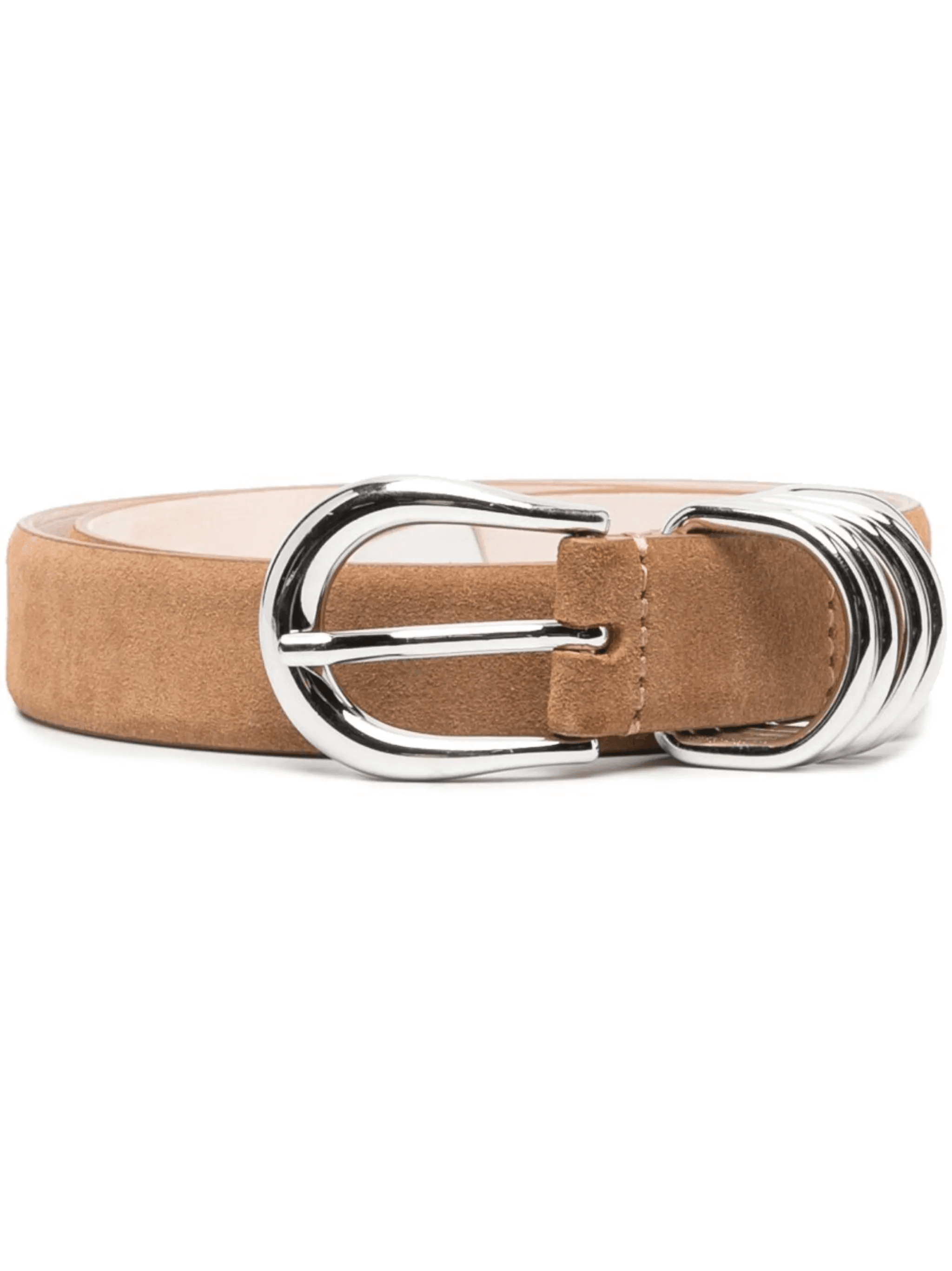 Hollyhock 3-ring suede belt - Image 1