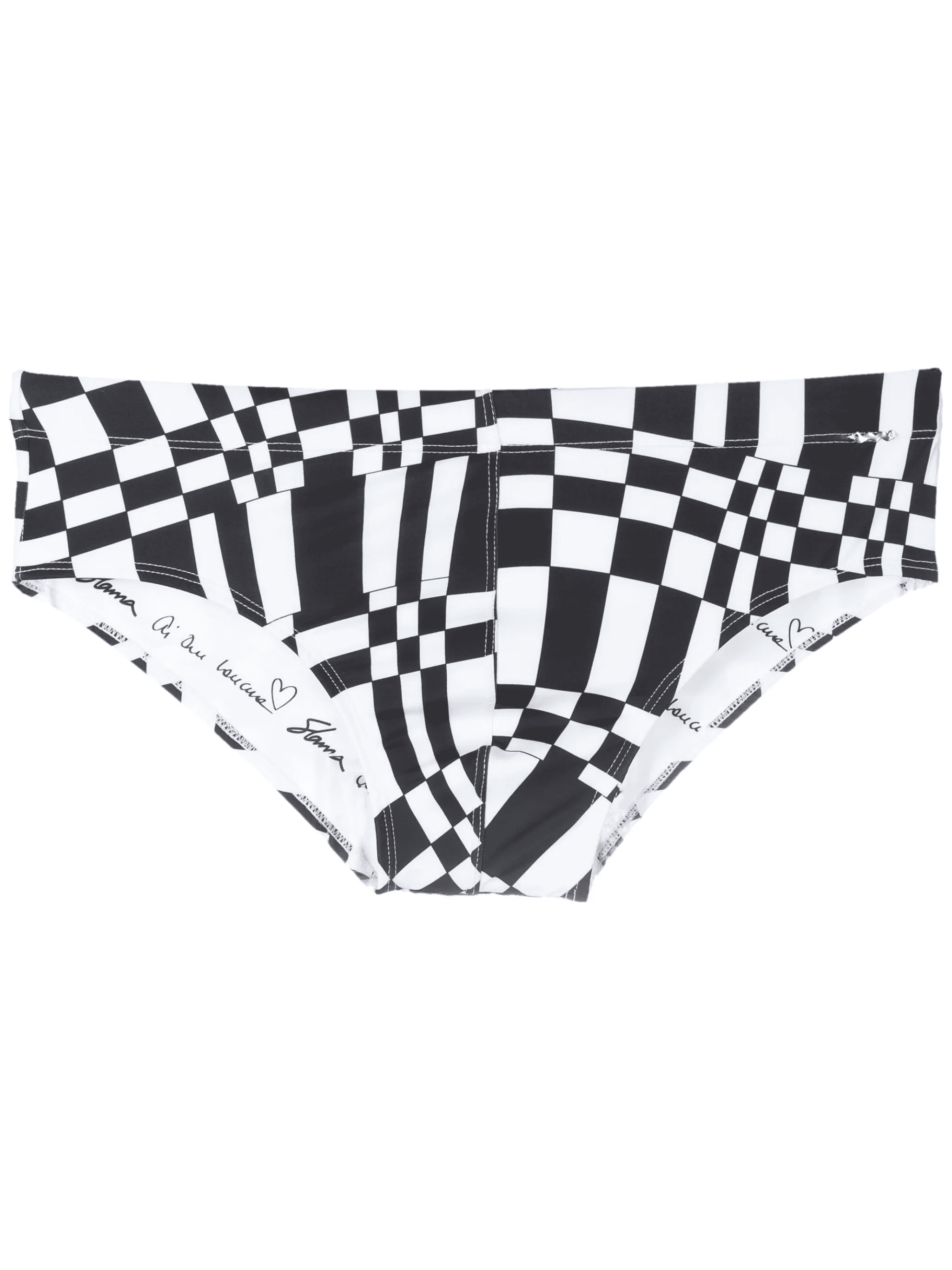 geometric-print swim trunks - Image 1