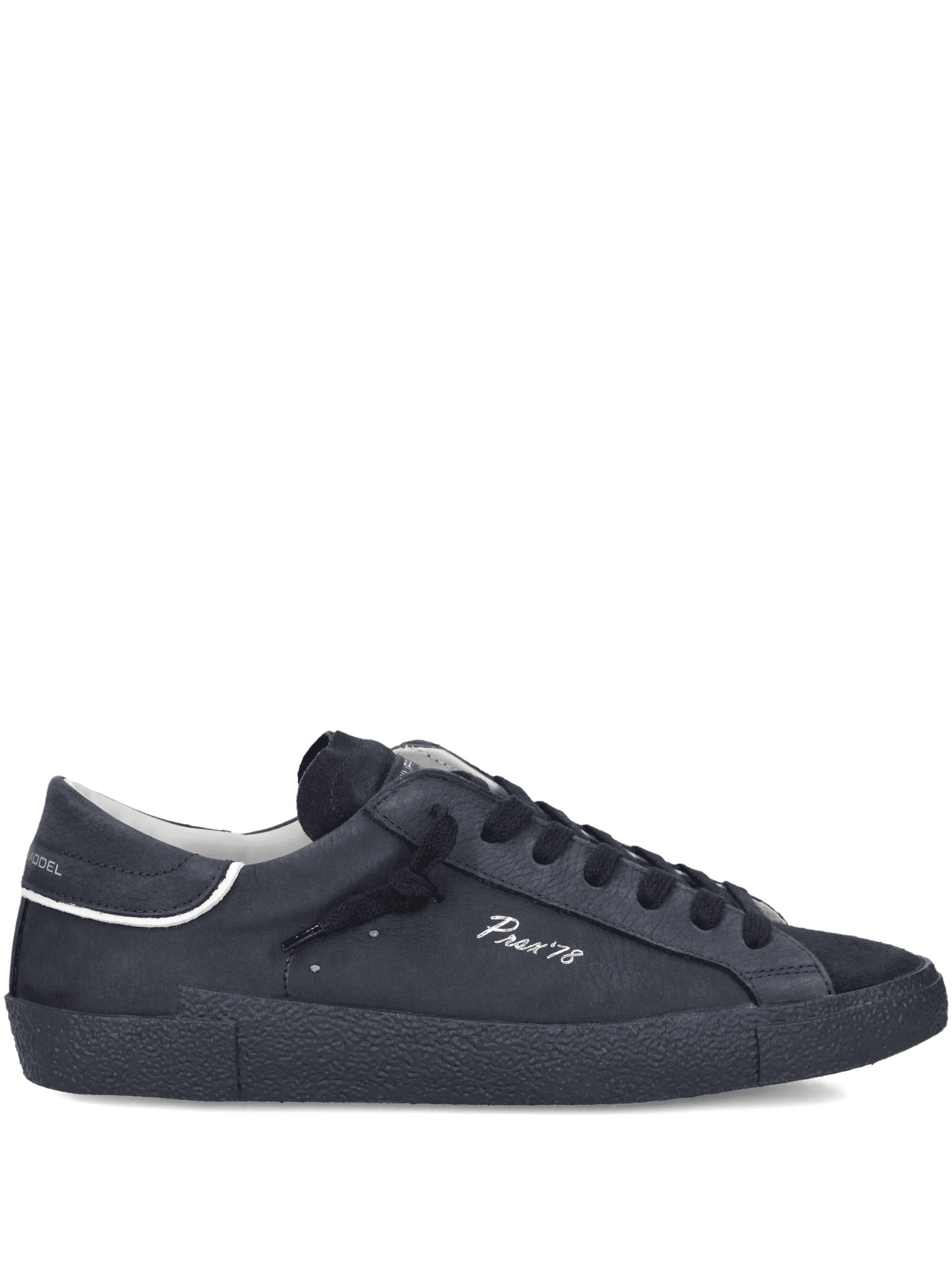 leather low-top sneakers - Image 1