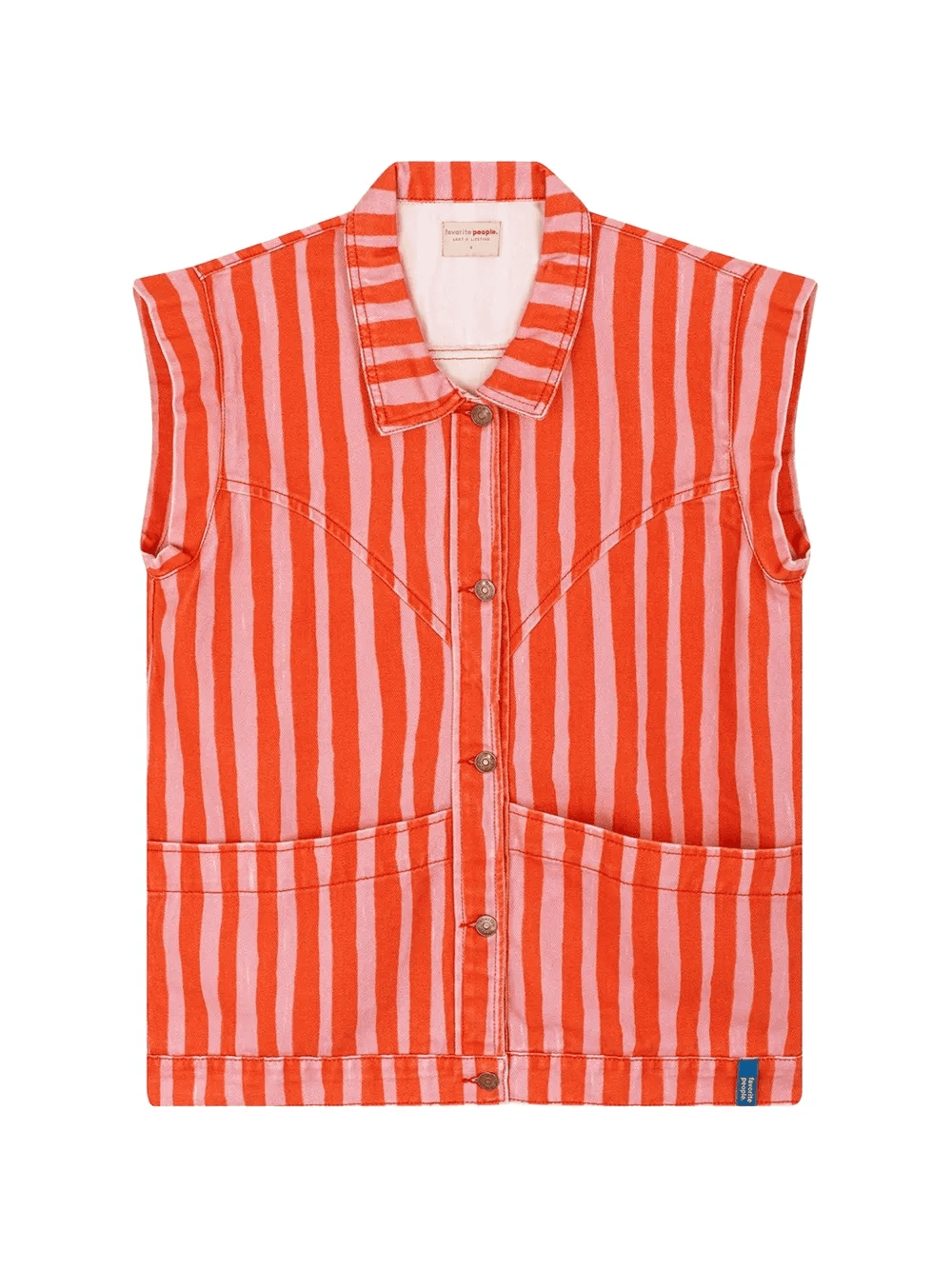 Pasta Fresca striped vest - Image 1