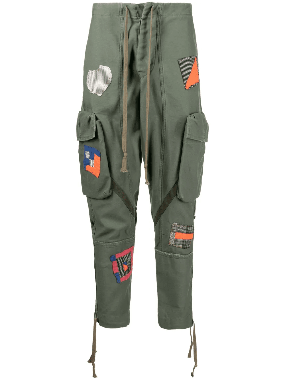 patchwork cargo trousers - Image 1