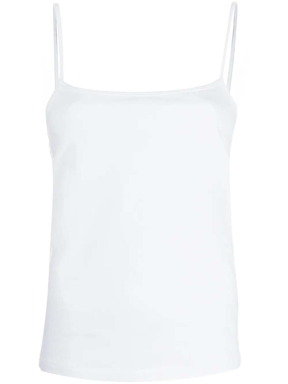square-neck cotton cami top - Image 1