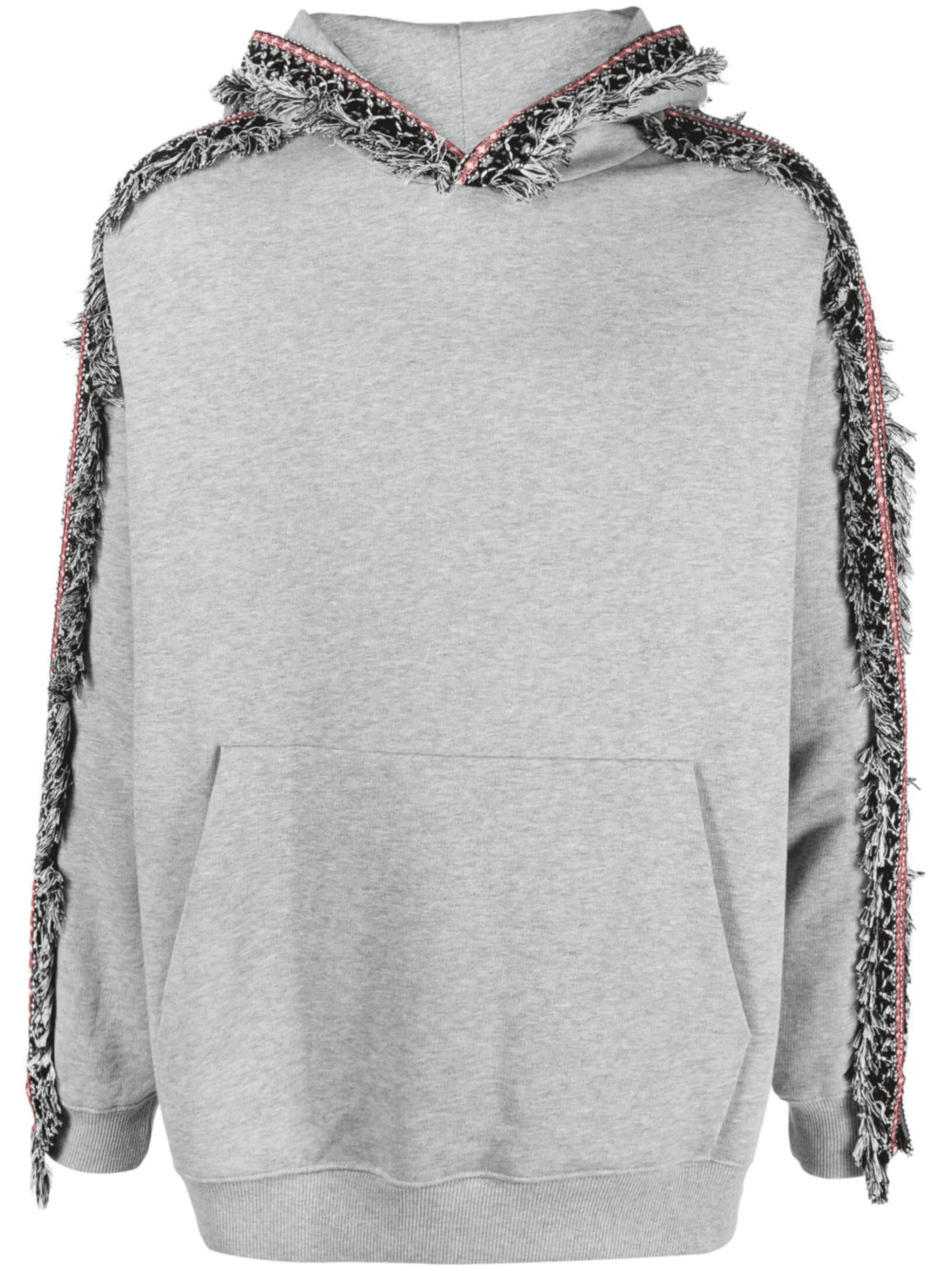 embroidered-detail hoodie - Image 1