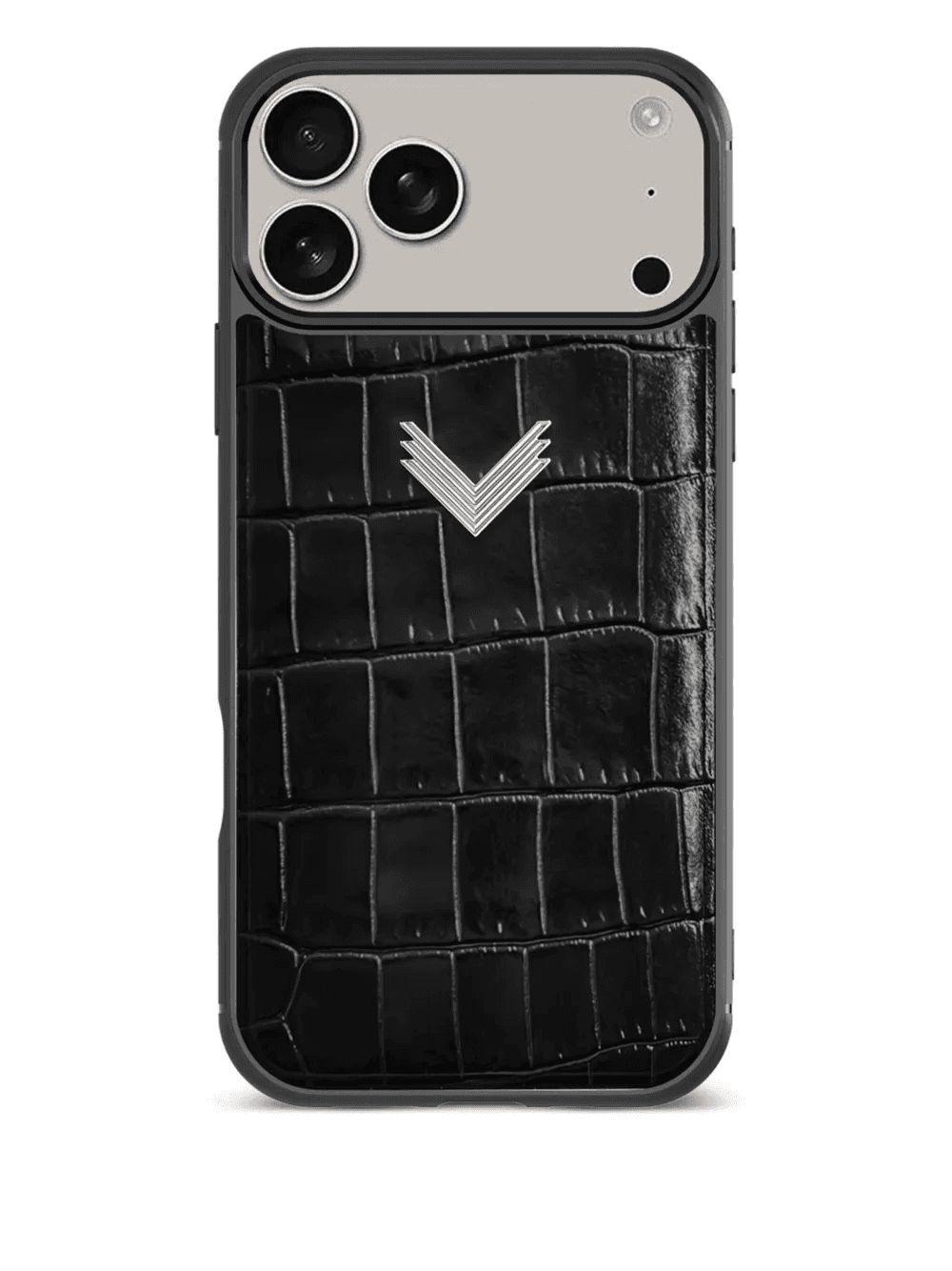 crocodile-embossed iPhone 17 Pro Max phone case - Image 1