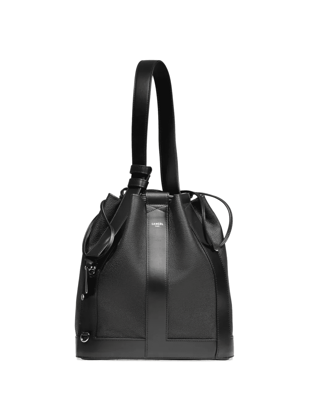 Elles grain-leather bucket bag - Image 1