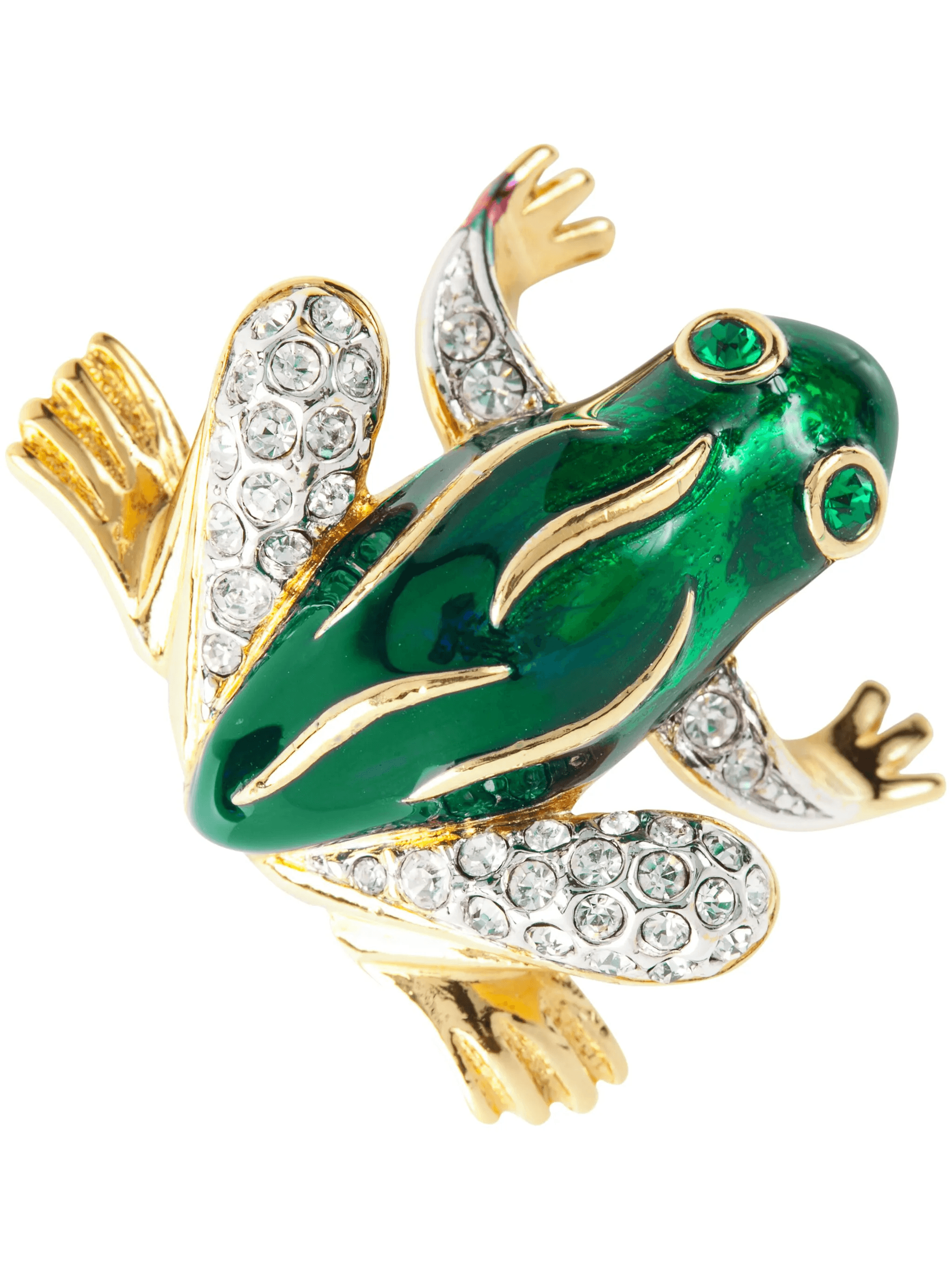 1980s Attwood & Sawyer frog brooch - Image 1