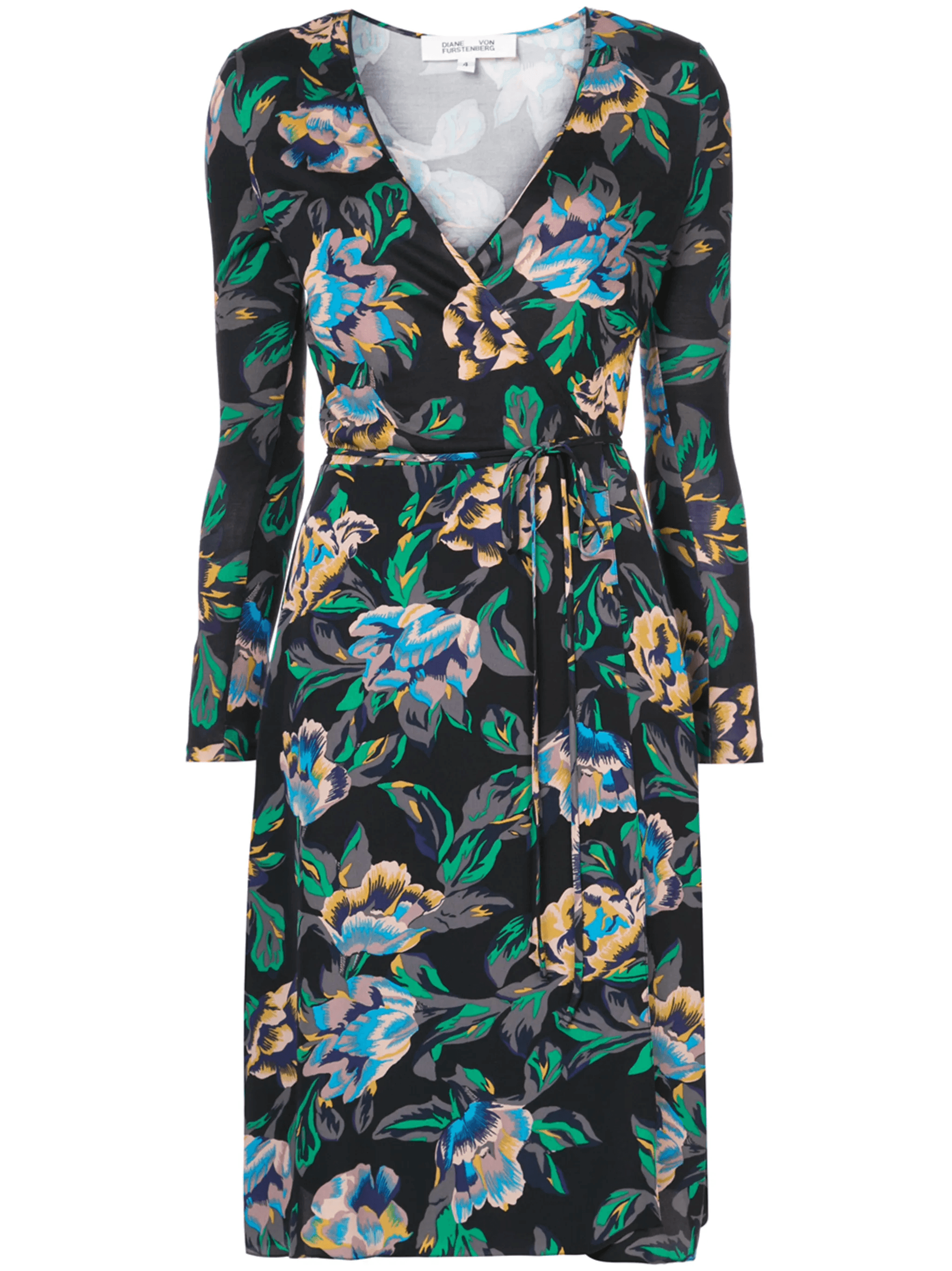 floral wrap dress - Image 1