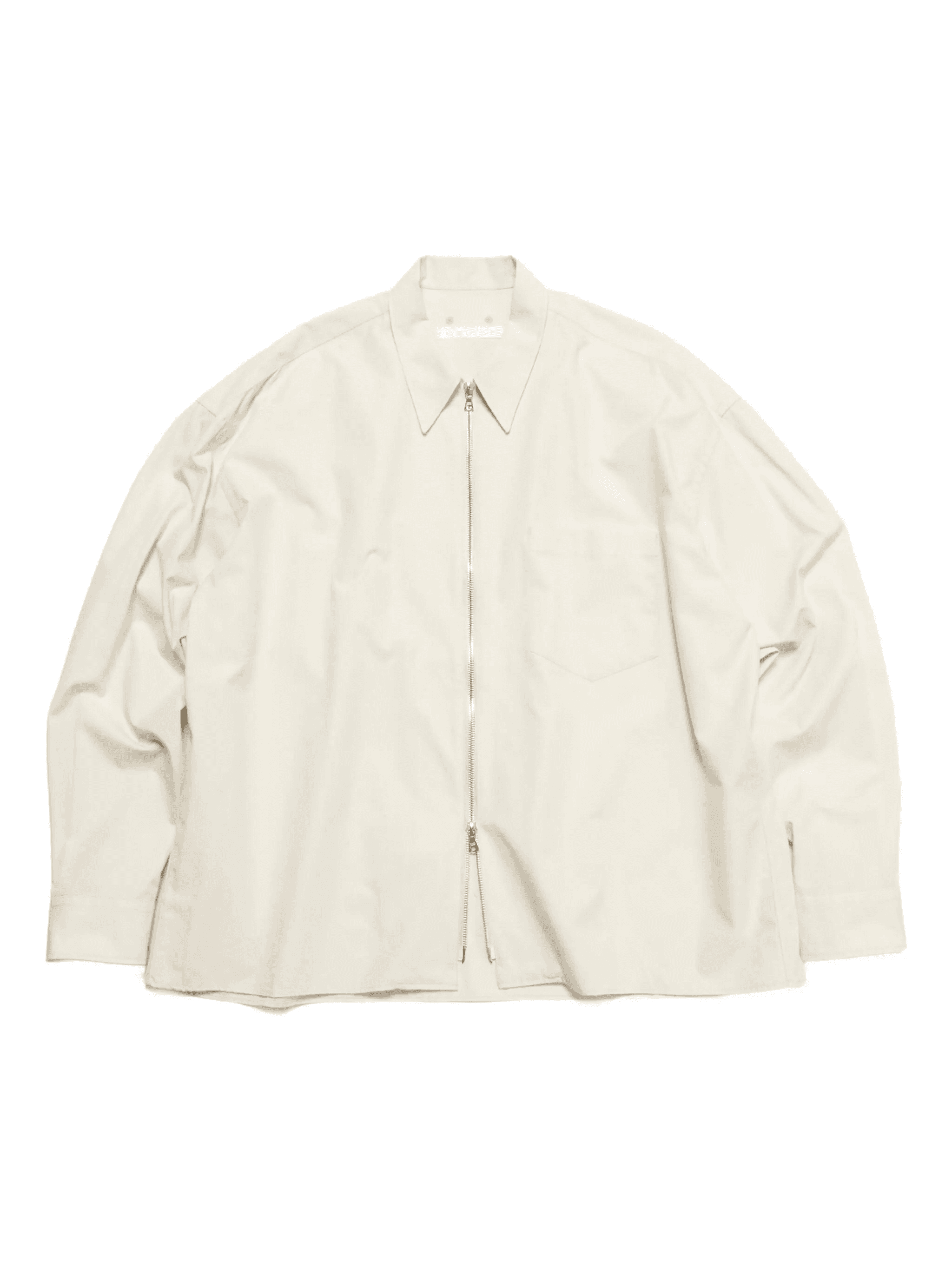zip-front  overshirt - Image 1