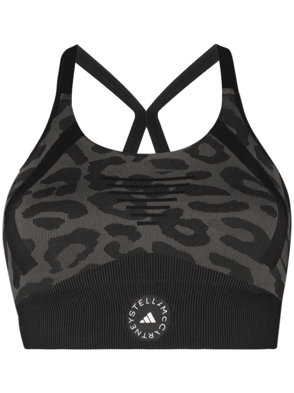 leopard-print sports bra - Image 1