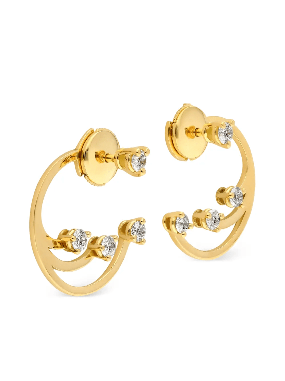 diamond dots earrings - Image 1