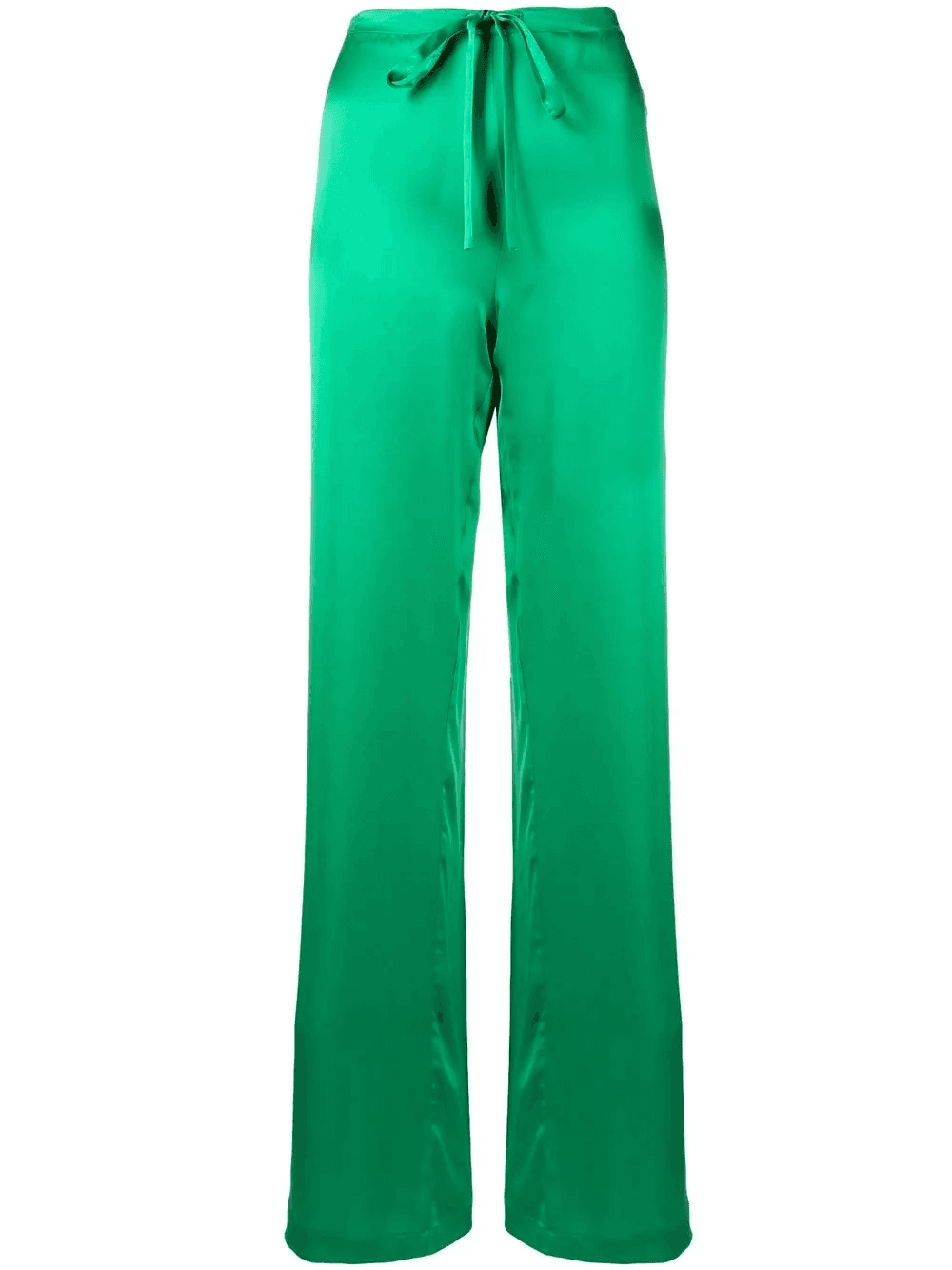 straight-leg silk trousers - Image 1