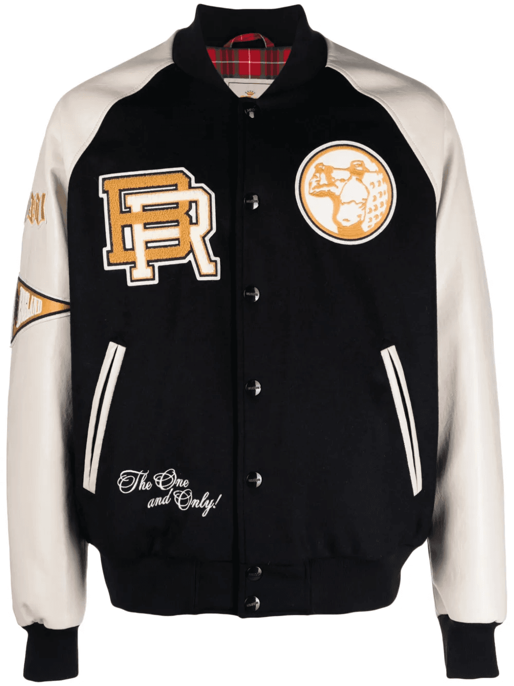 patch-detail bomber jacket - Image 1