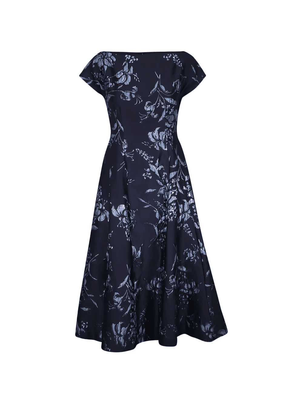 floral pattern midi dress - Image 1