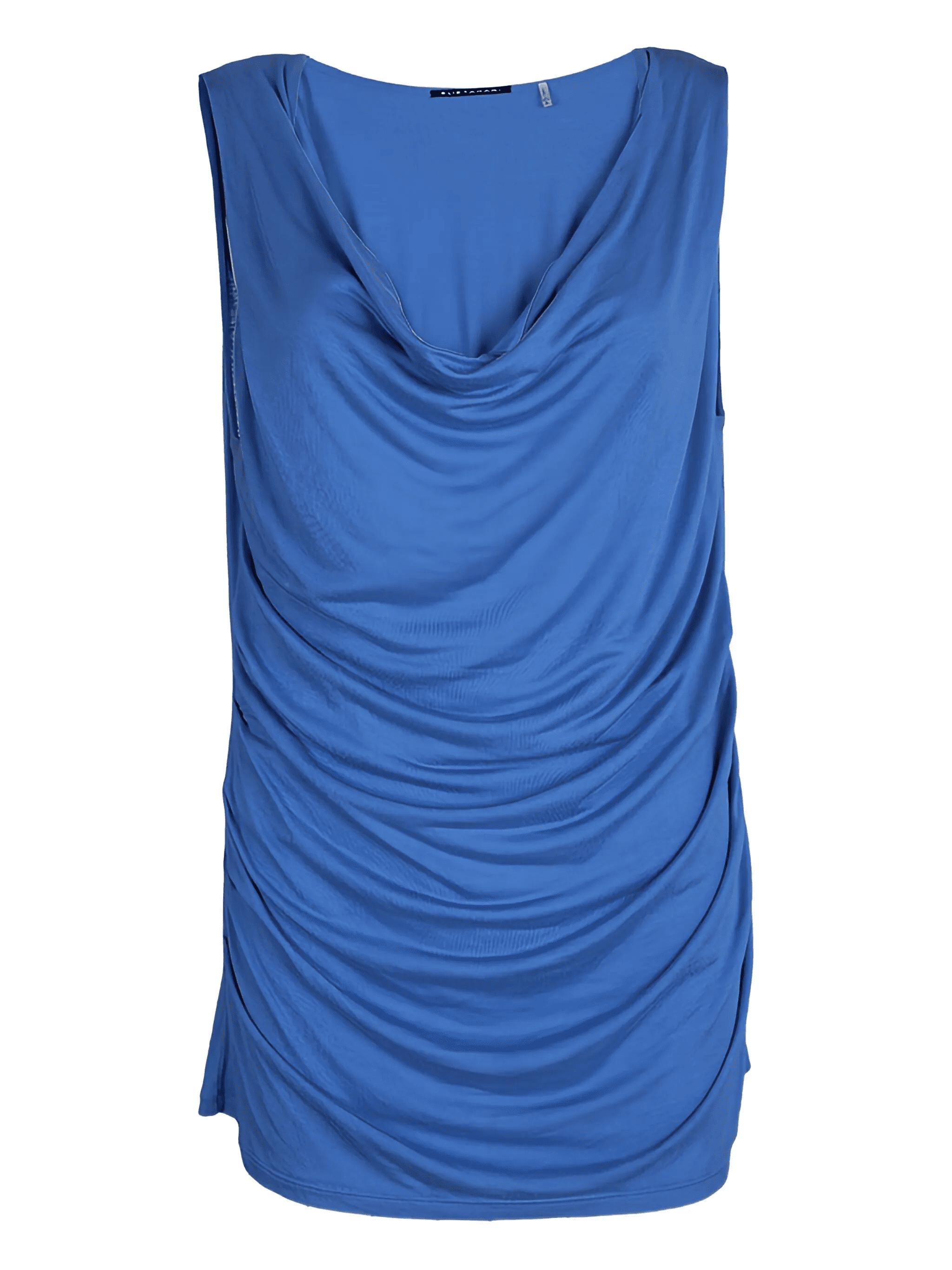 cowl-neck draped tank top - Image 1