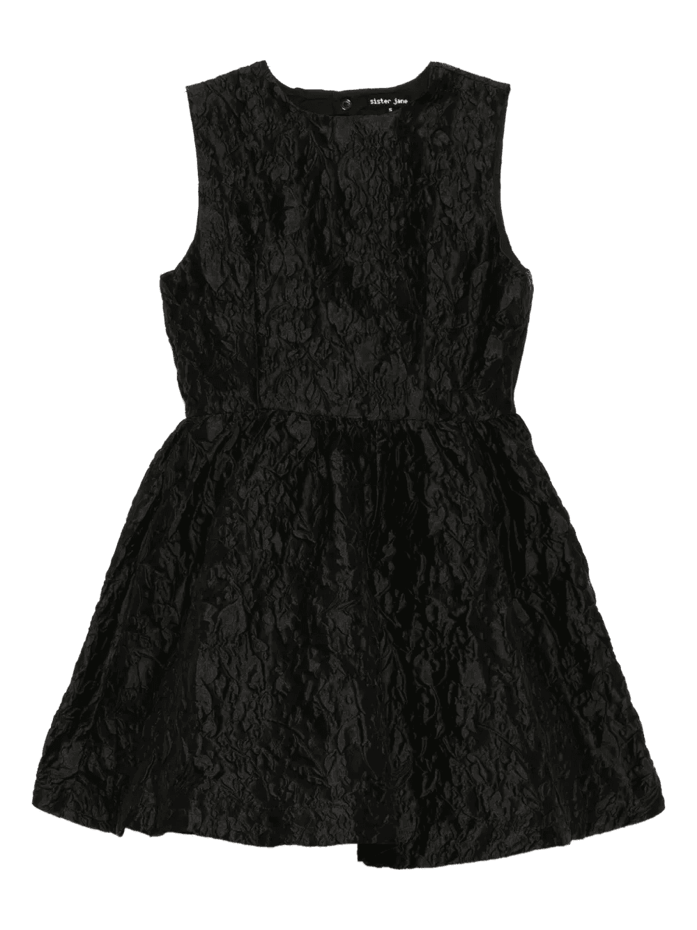 Lucia jacquard open back mini dress - Image 1