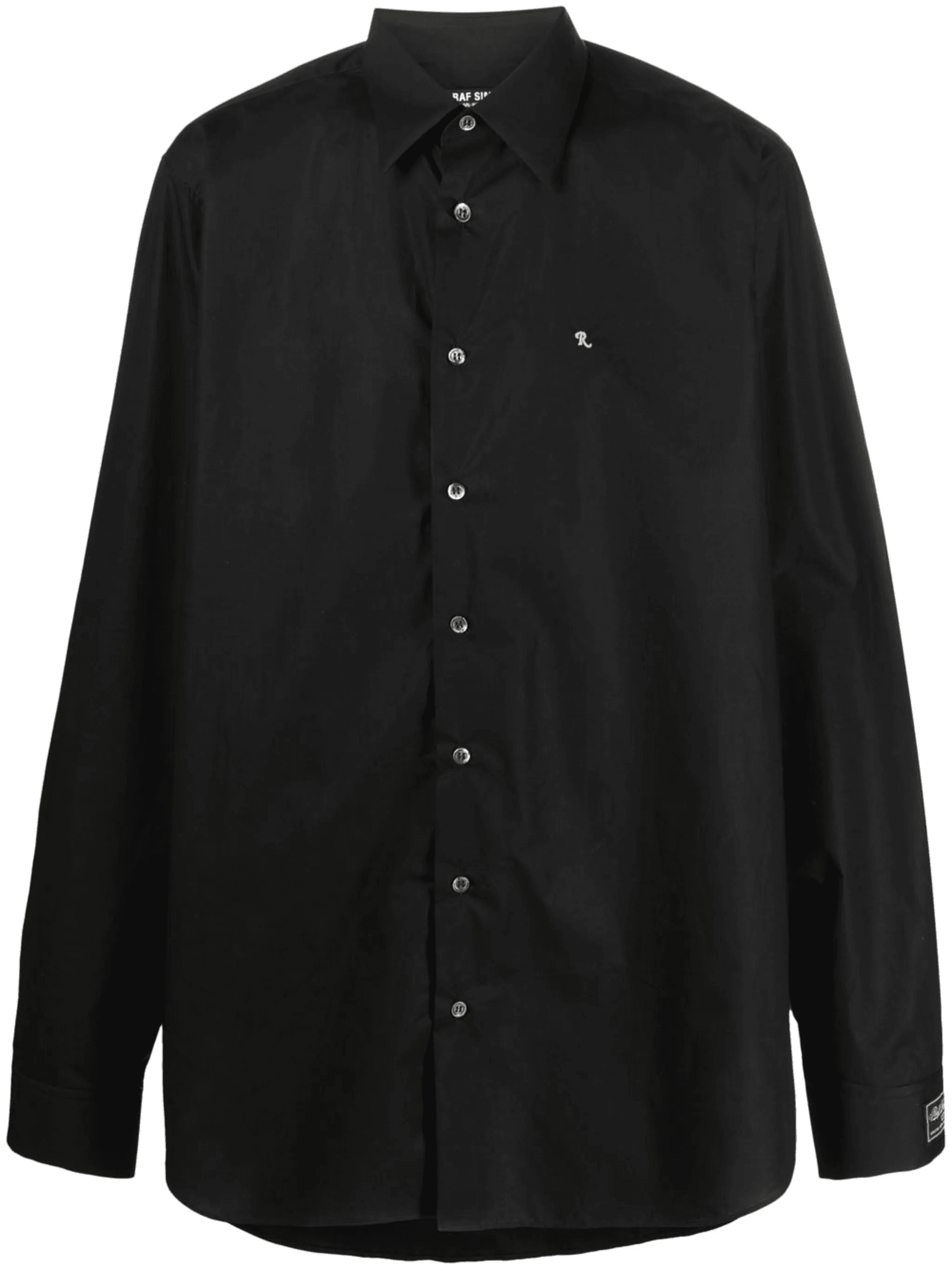 logo-embroidered long-sleeve shirt - Image 1