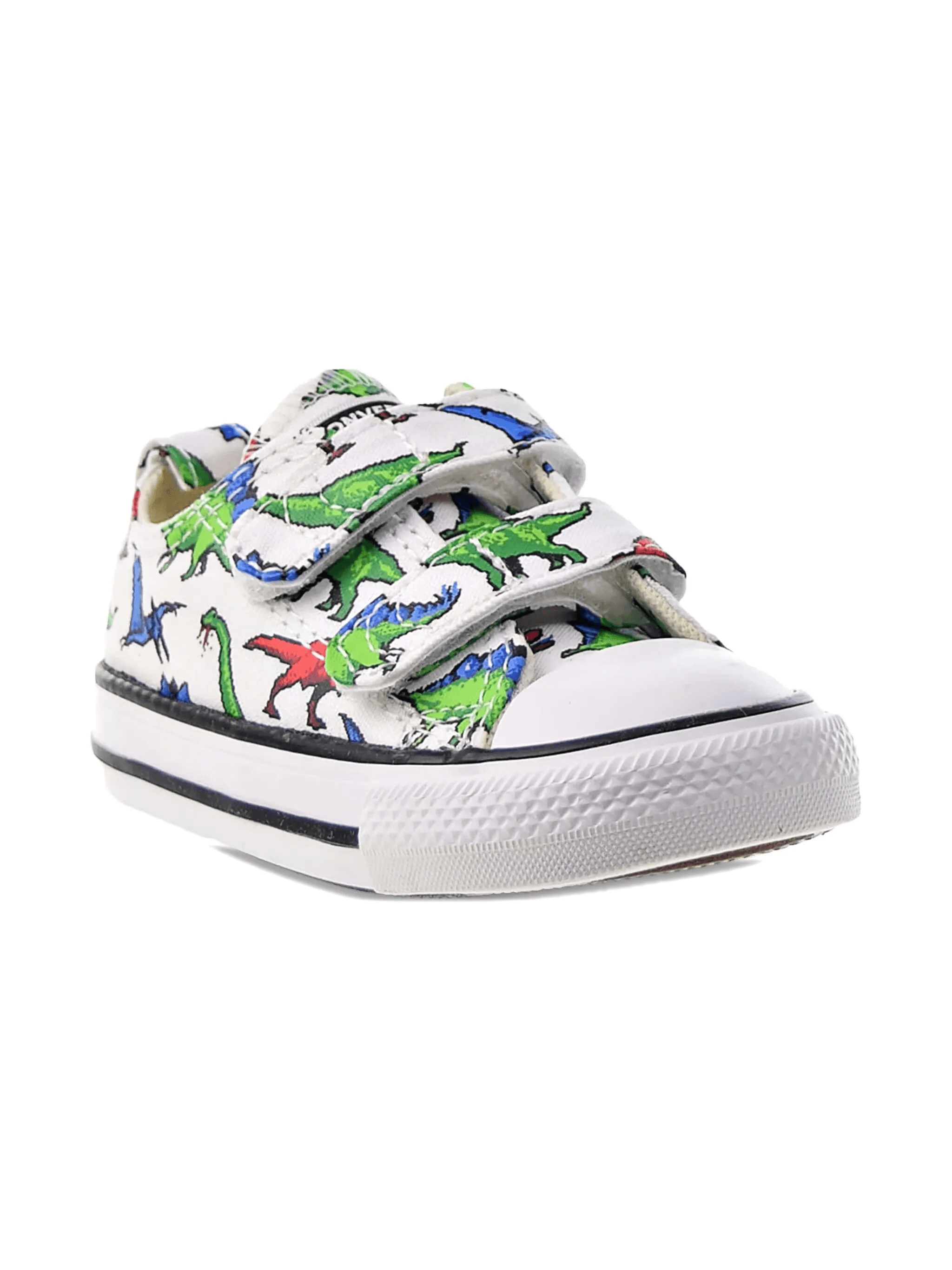 Chuck Taylor All Star 2V Strap Ox TD "White-Green-University Red" sneakers - Image 1