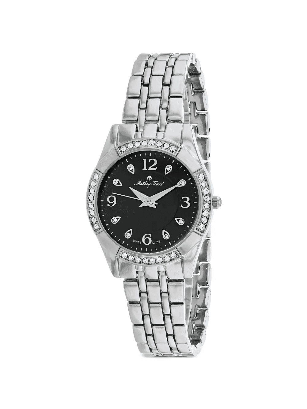 Fleury crystal-embellished 28mm watch - Image 1