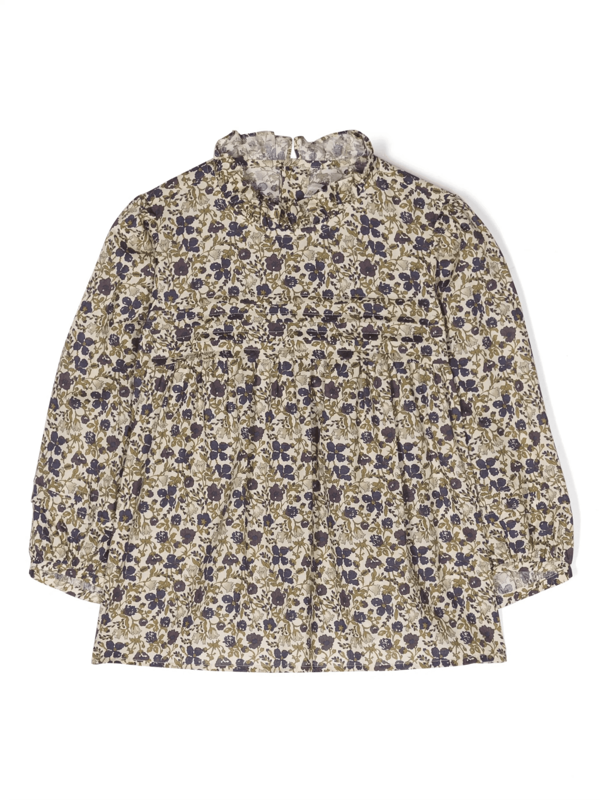 floral-print cotton blouse - Image 1