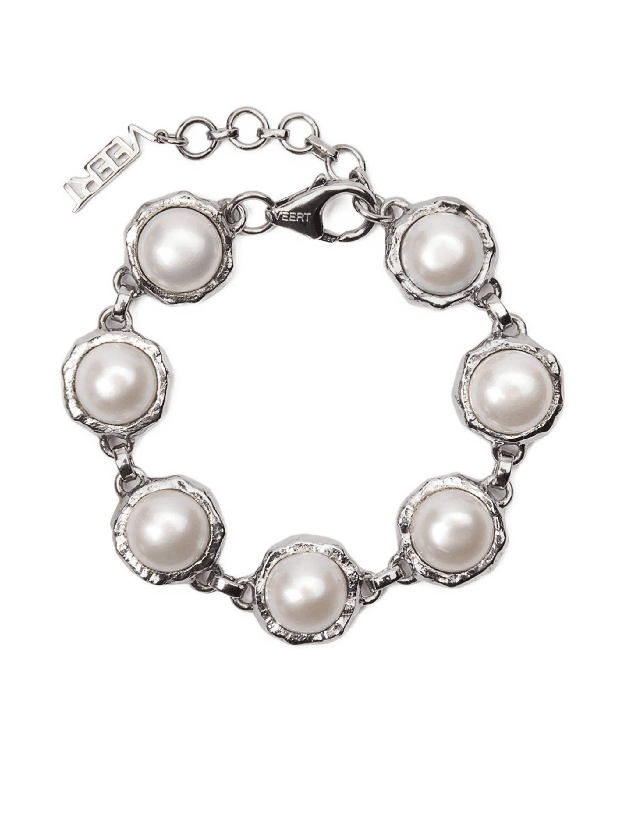 18K white gold vermeil bracelet - Image 1