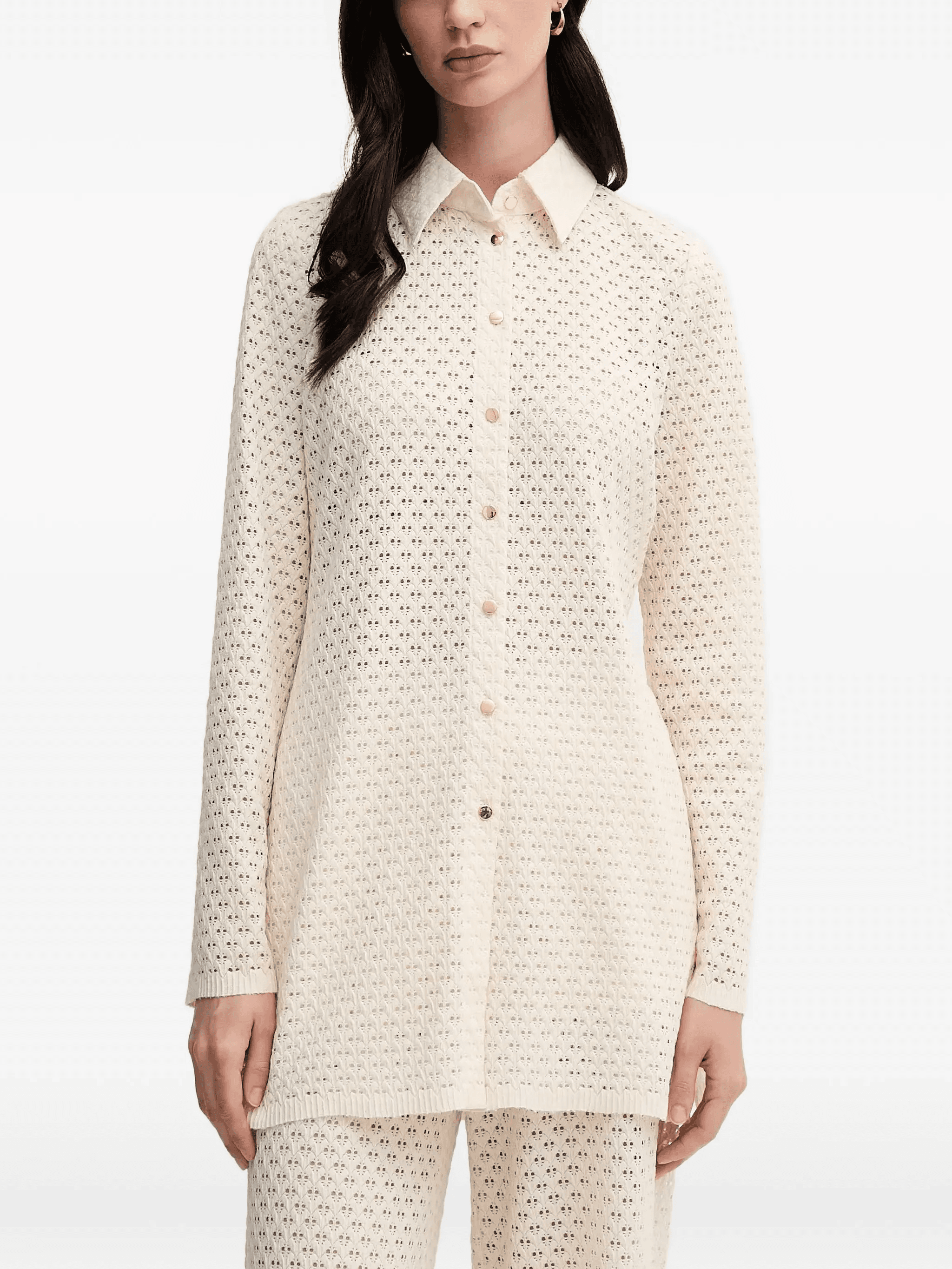 pierced button shirt - Image 1