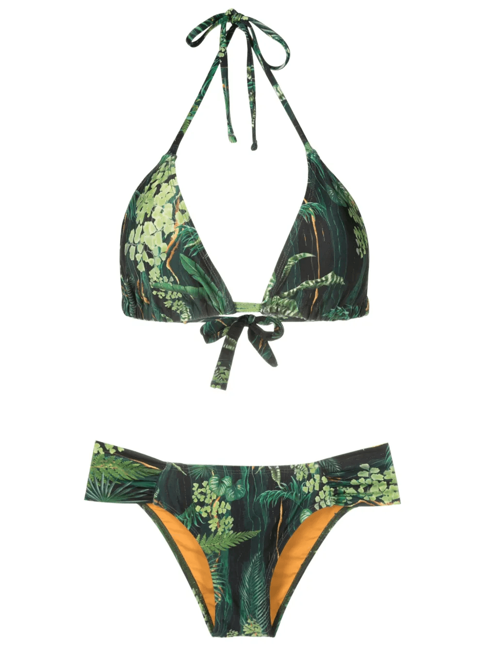 Vicky leaf-print bikini - Image 1