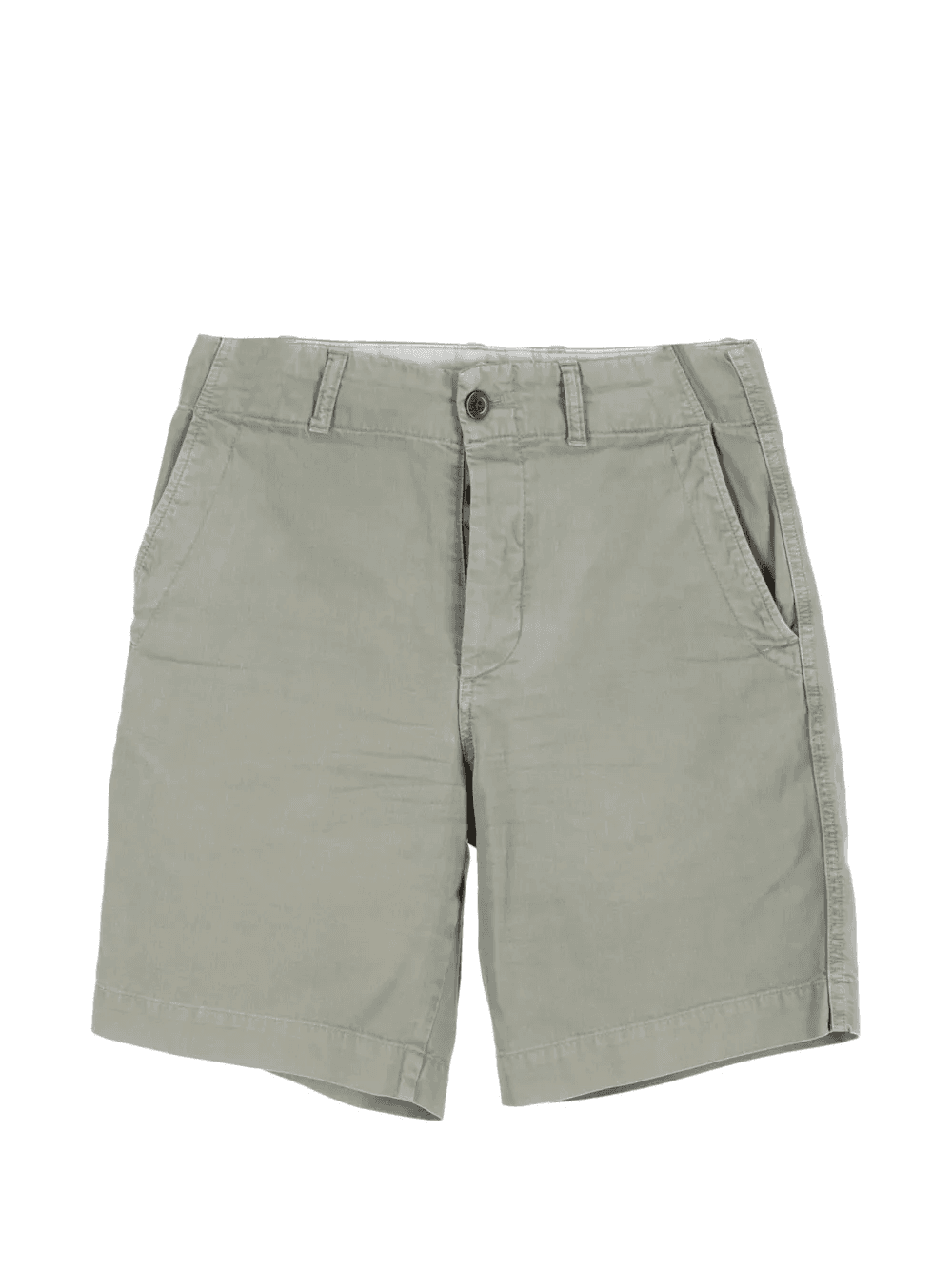 straight leg cotton shorts - Image 1