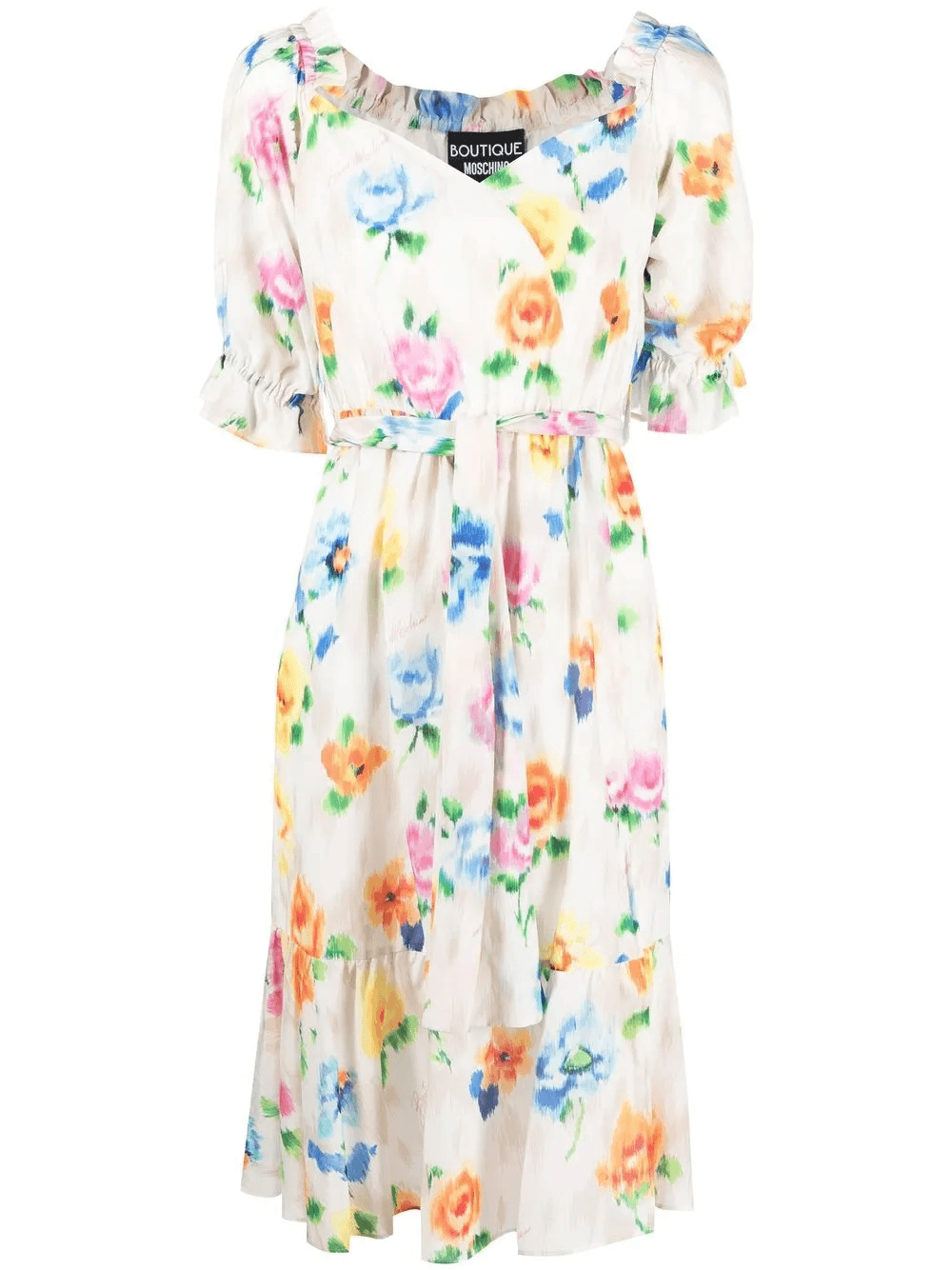 floral-print midi dress - Image 1