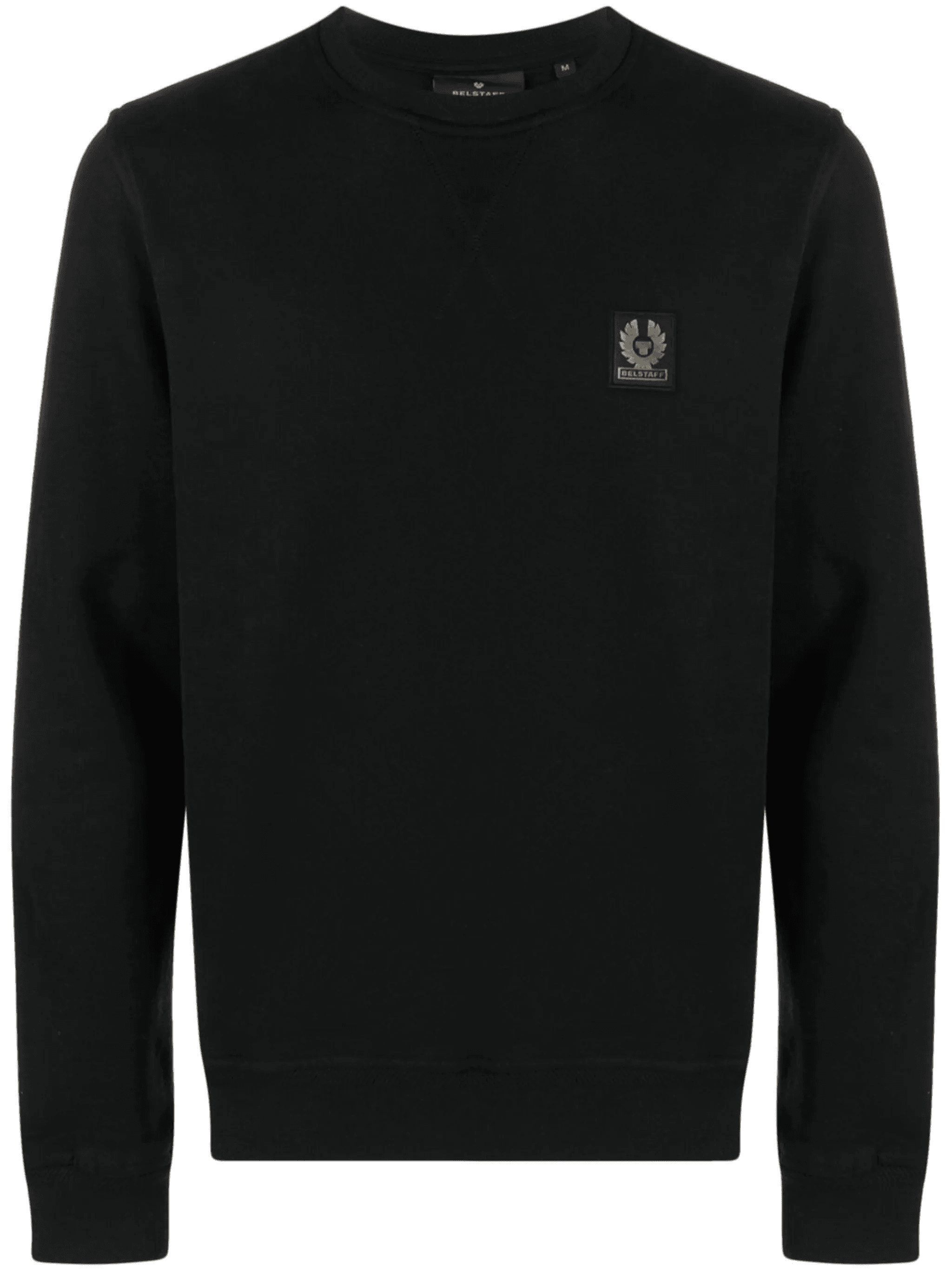 logo-patch cotton sweatshirt - Image 1