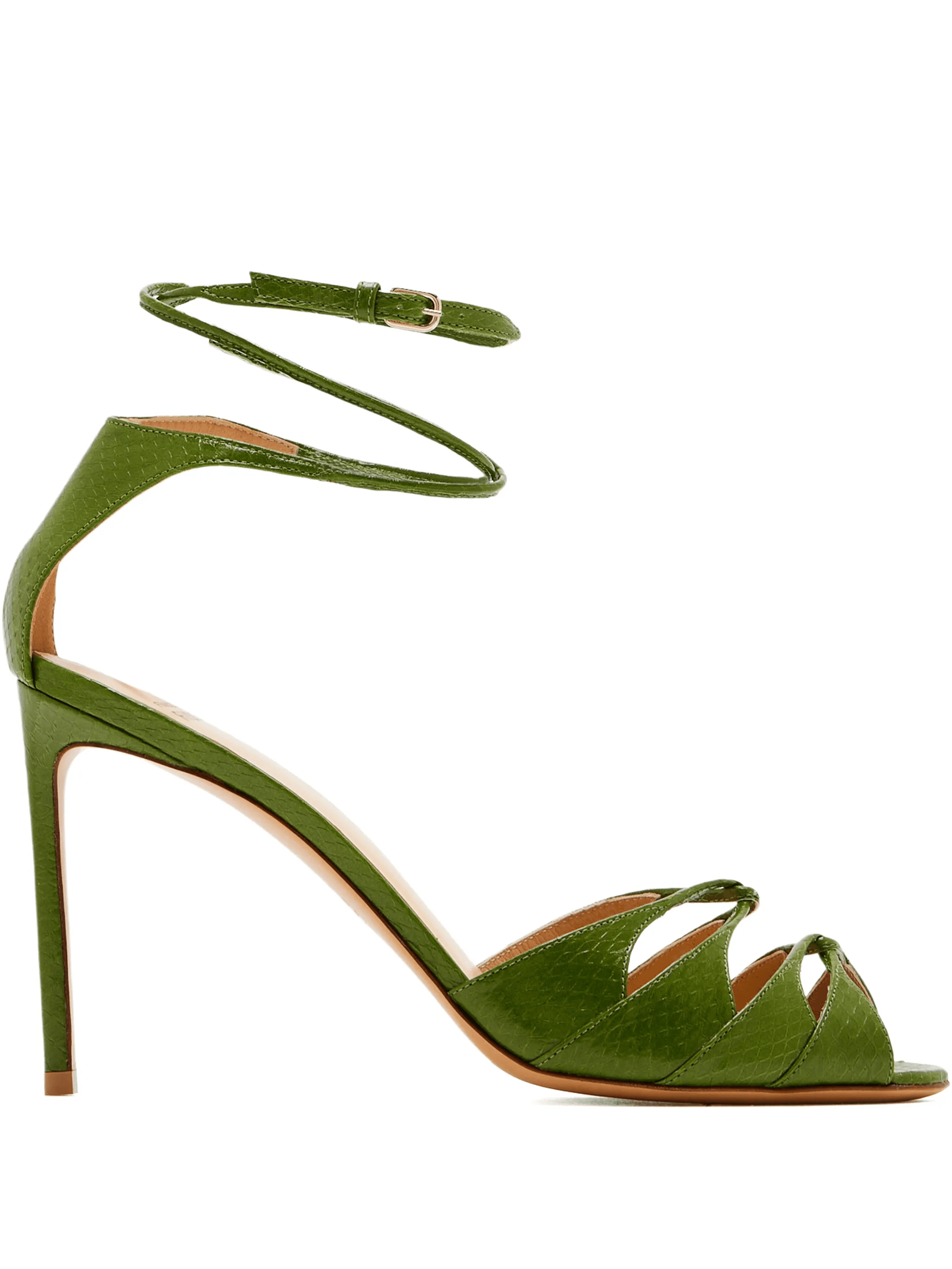95mm Risioi5 cut-out stiletto sandals - Image 1