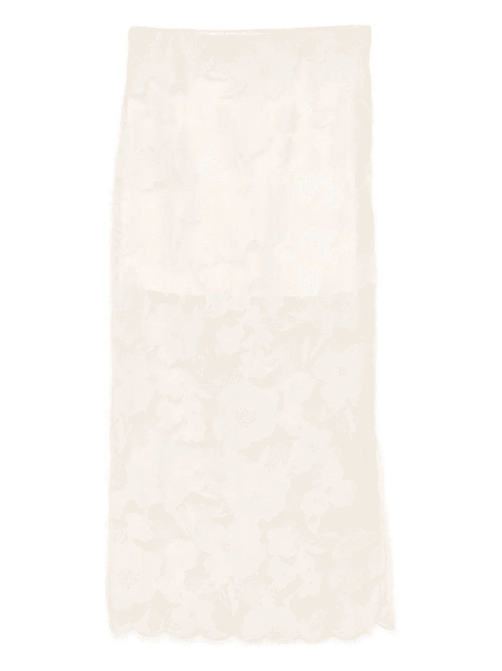 floral scalloped skirt - Image 1