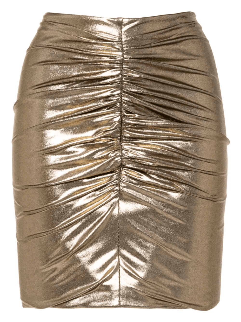 ruched mini skirt - Image 1