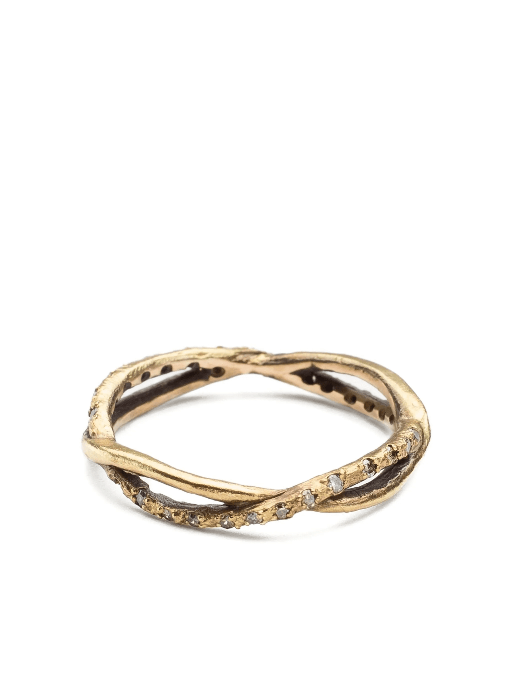 14kt yellow gold Daphne diamond ring - Image 1