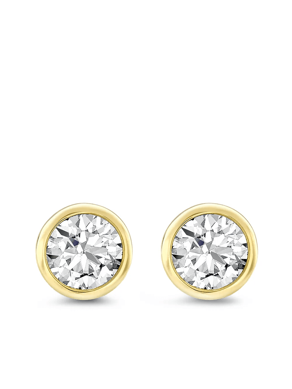 18kt yellow gold Sundance diamond stud earrings - Image 1