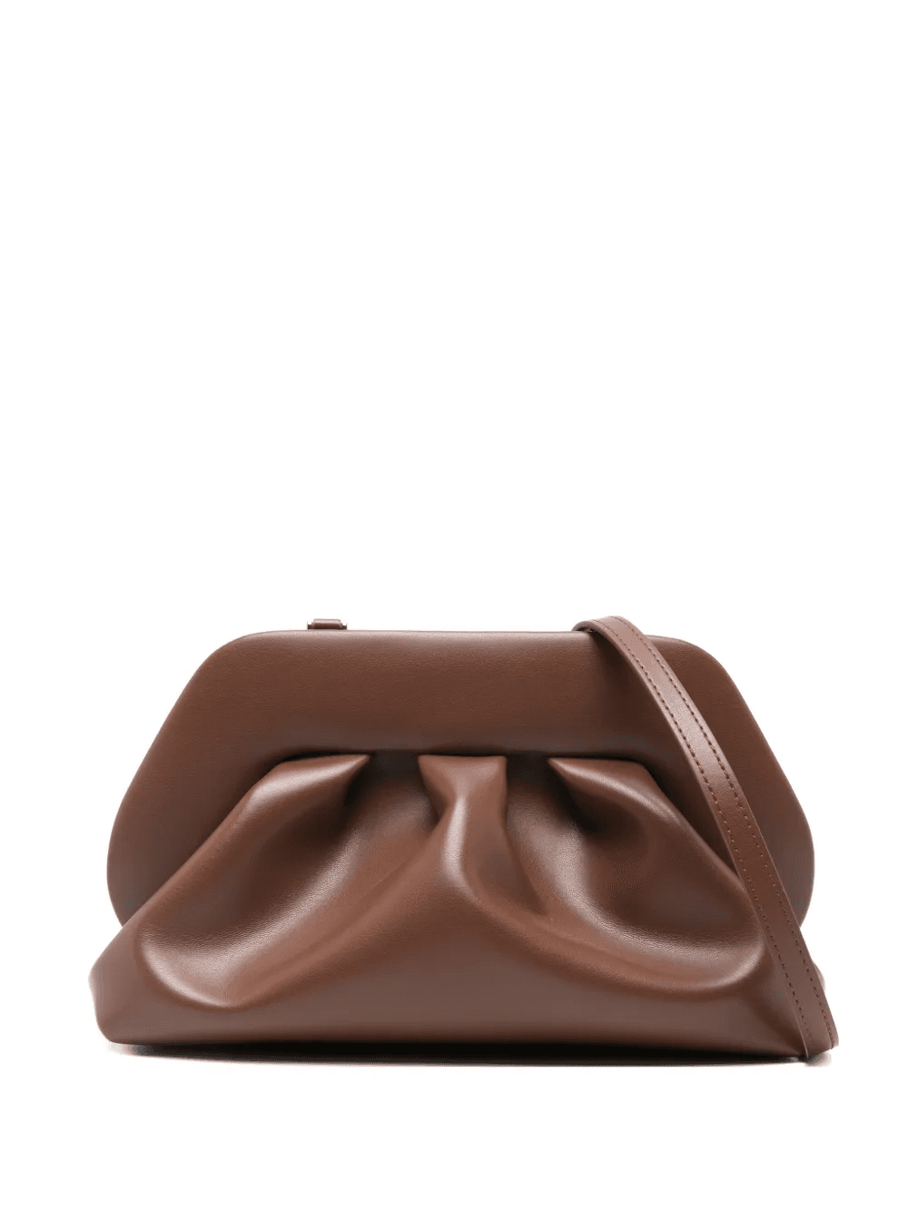 ruched handle clutch bag - Image 1