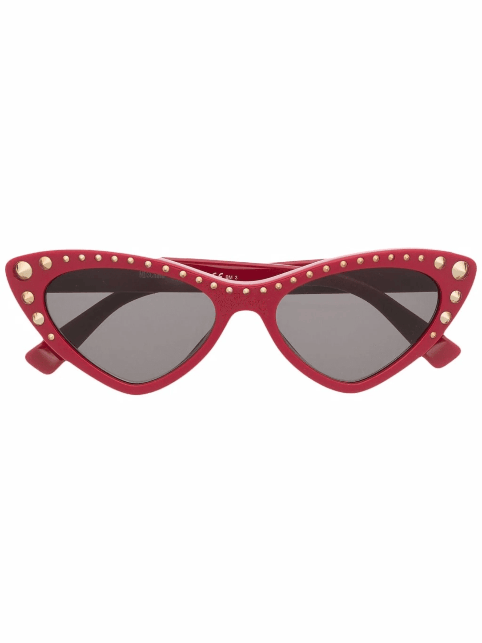 heart shape-frame studded sunglasses - Image 1