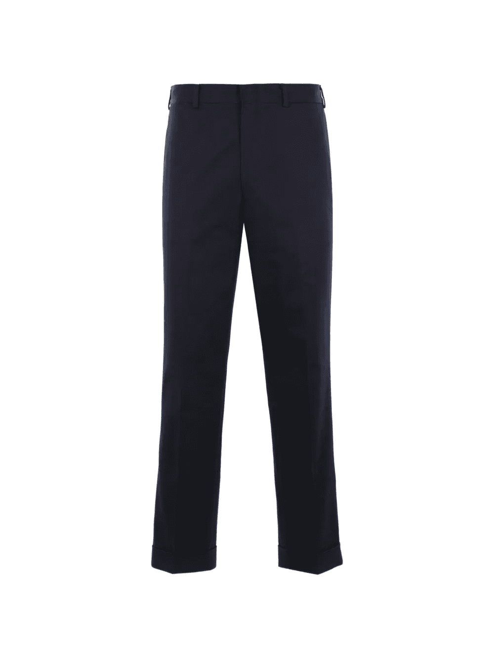 gabardine turn up trousers - Image 1