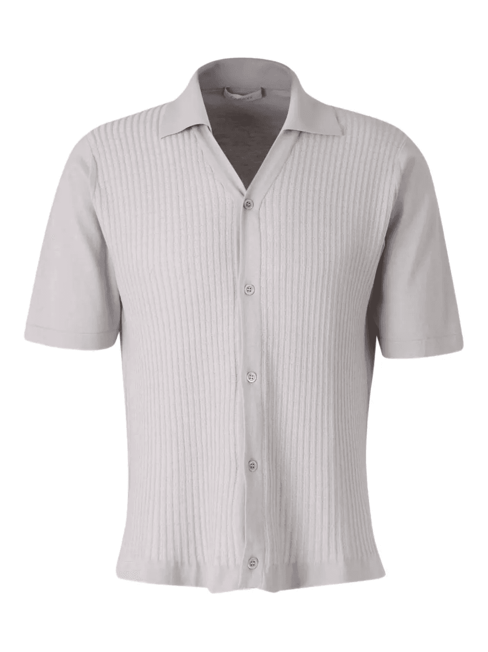 ribbed polo cardigan - Image 1