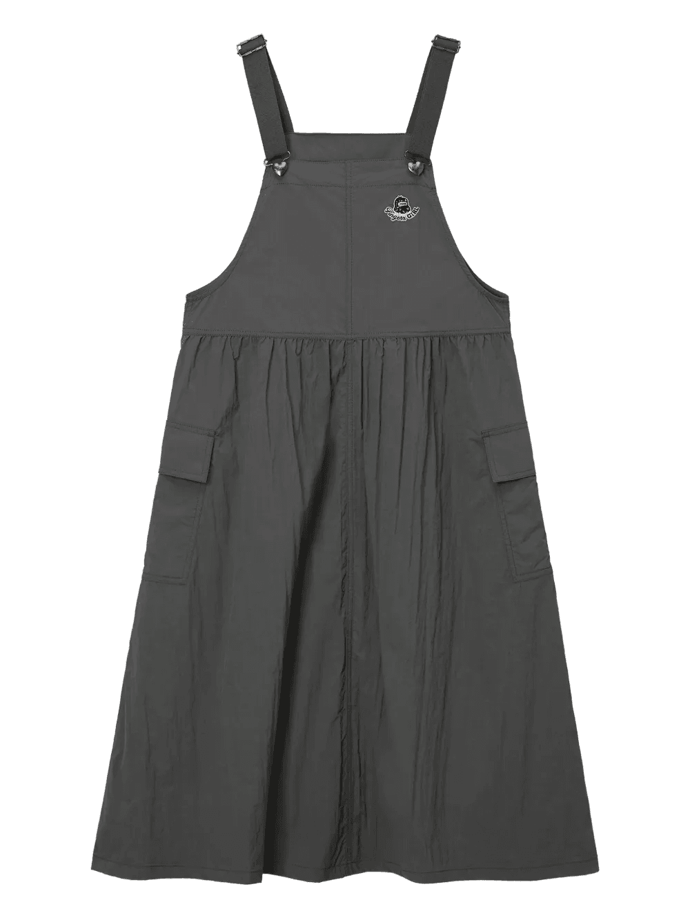 pocket pinafore midi dress - Image 1